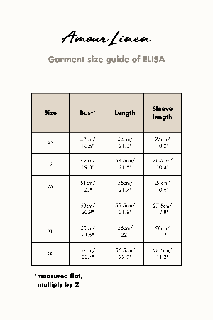 Elisa linen wrap top in Charcoal from AmourLinen