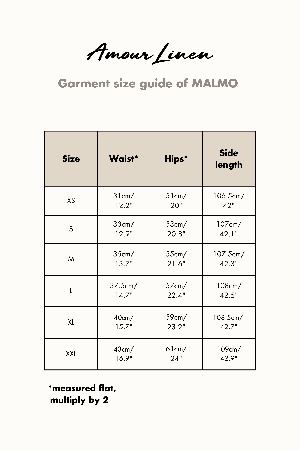 Malmo straight linen pants in White from AmourLinen