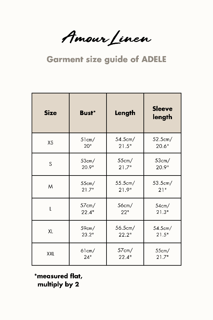 Adele linen wrap top in Mocha Gingham from AmourLinen