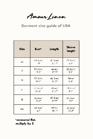 Lisa linen crop top in Sage Green from AmourLinen