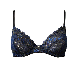 Saga Navy Underwire Bra from Anekdot