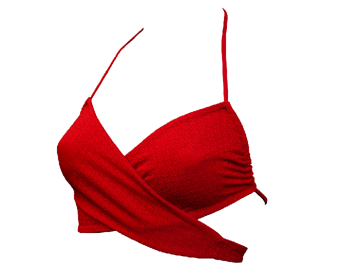 Geranium / Versatile Bikini Top from Anekdot