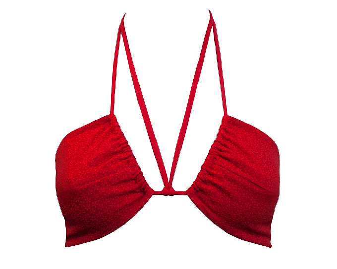 Geranium / Versatile Bikini Top from Anekdot