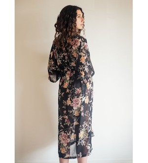 Sheer Floral Robe from Anekdot