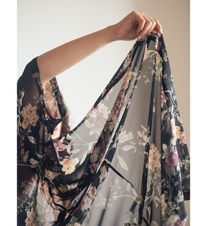 Sheer Floral Robe from Anekdot