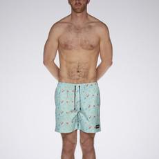 AS swimmer38 PO seatrash print teal via arctic seas