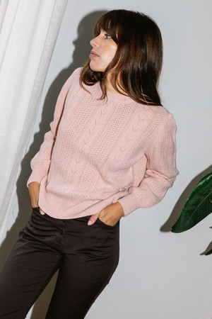 Sweater Cosmos pink from avani apparel