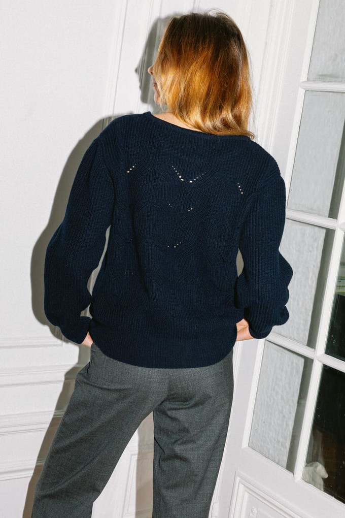 Sweater Idesia navy from avani apparel