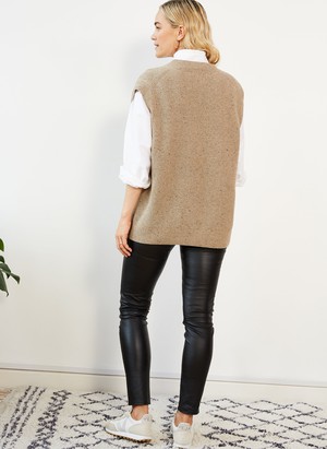 Bella Recycled Wool Knitted Vest from Baukjen