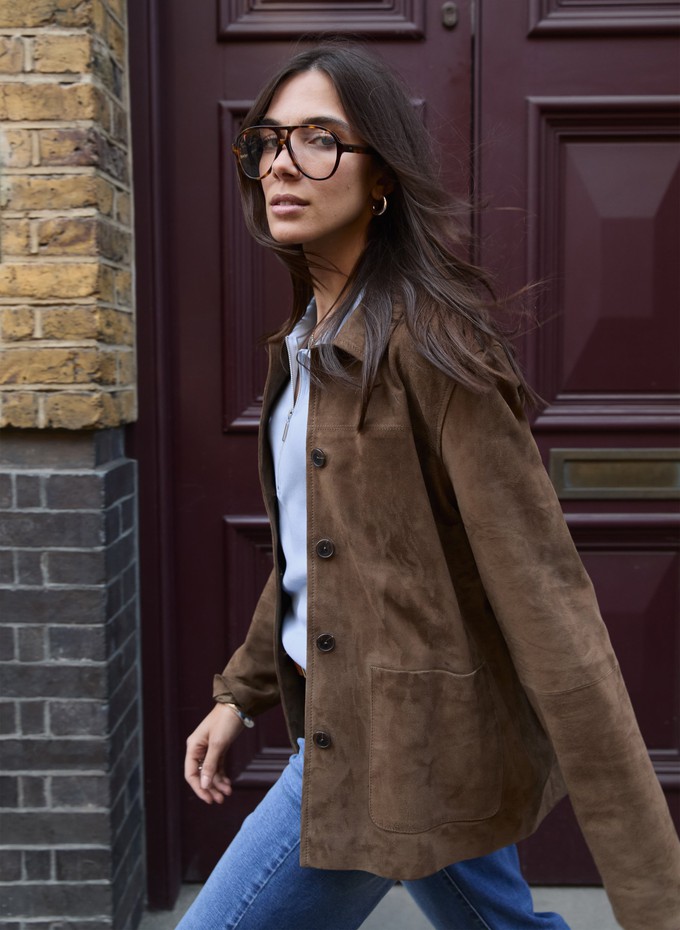 Hudson Suede Blazer from Baukjen