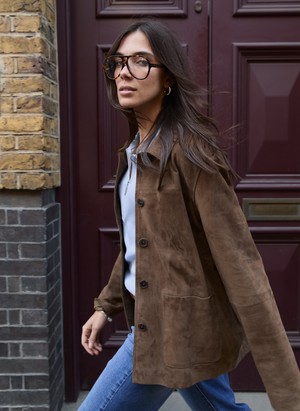 Hudson Suede Blazer from Baukjen