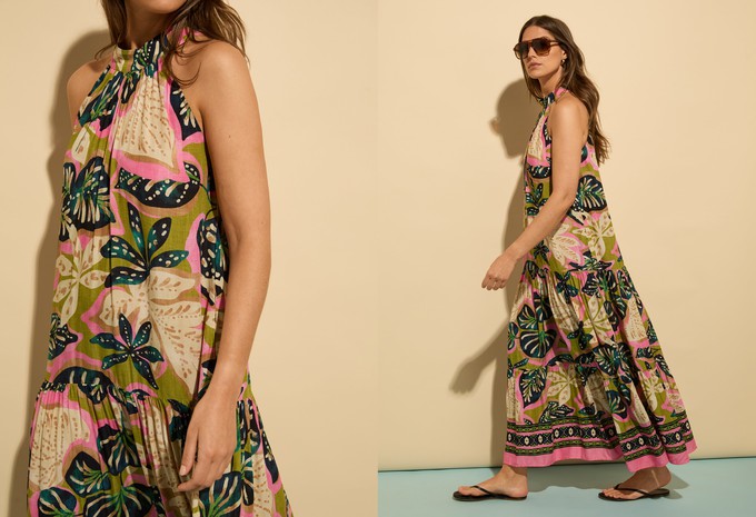 Anouk Printed Sleeveless Maxi Dress from Baukjen