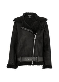 Carey Shearling Aviator Jacket via Baukjen