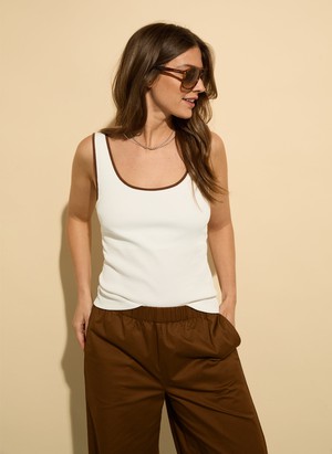 Houston Organic Rib Vest from Baukjen