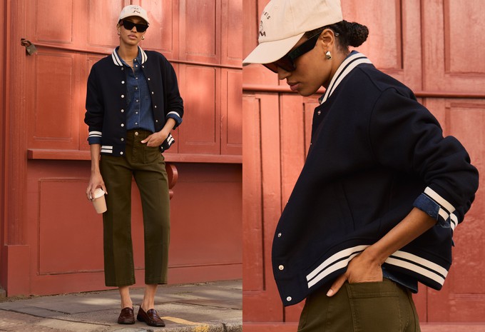 Terri Wool Blend Bomber Jacket from Baukjen