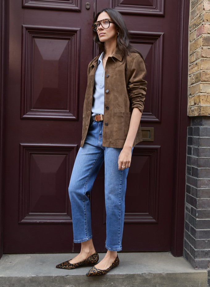 Hudson Suede Blazer from Baukjen