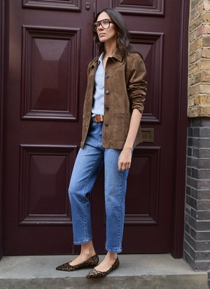 Hudson Suede Blazer from Baukjen
