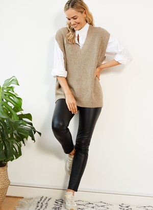 Bella Recycled Wool Knitted Vest from Baukjen