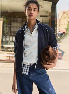 Carter Organic Cotton Zip Through Sweatshirt via Baukjen