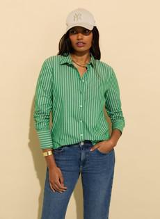 Rishma Organic Cotton Stripe Shirt via Baukjen