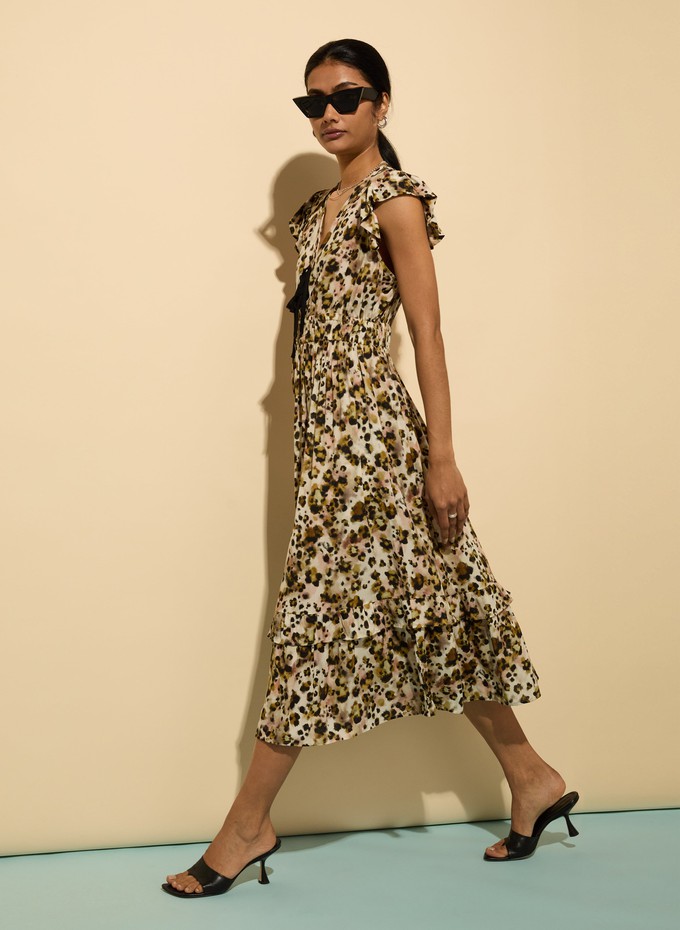 Philippine Printed Tie Detail Dress from Baukjen