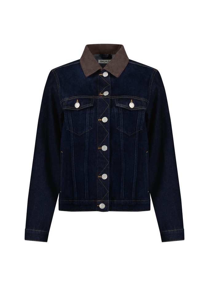 Nalan Organic Cotton Denim Trucker Jacket from Baukjen