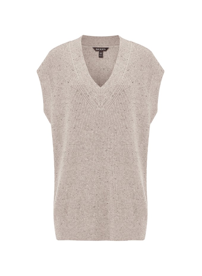 Bella Recycled Wool Knitted Vest from Baukjen