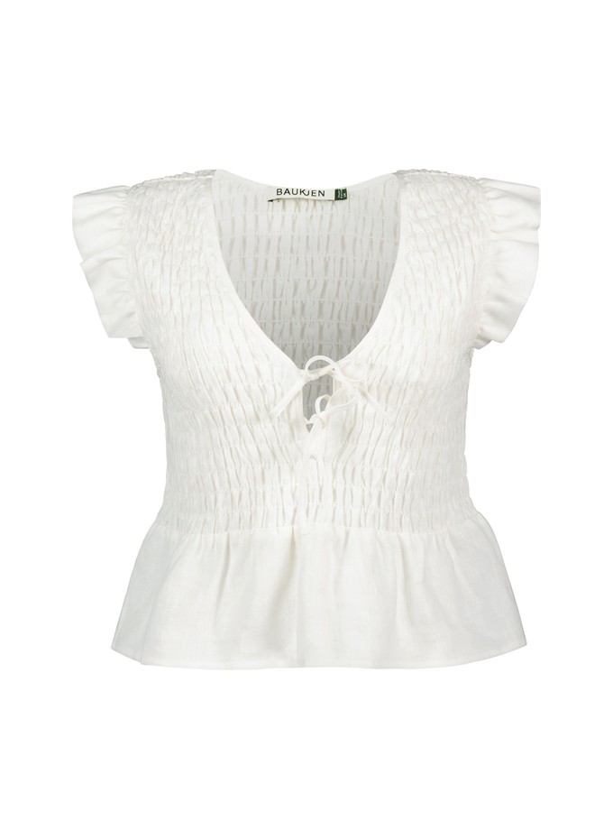 Danielle Hemp Smocked Blouse from Baukjen