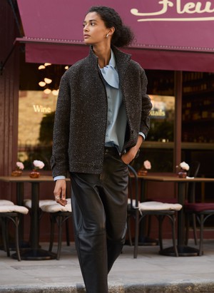 Janine Wool Blend Short Coat from Baukjen
