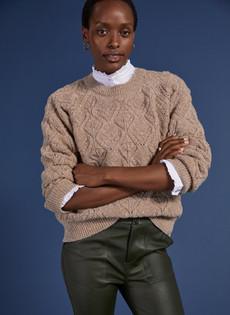 Wesley Merino Upcycled Jumper via Baukjen