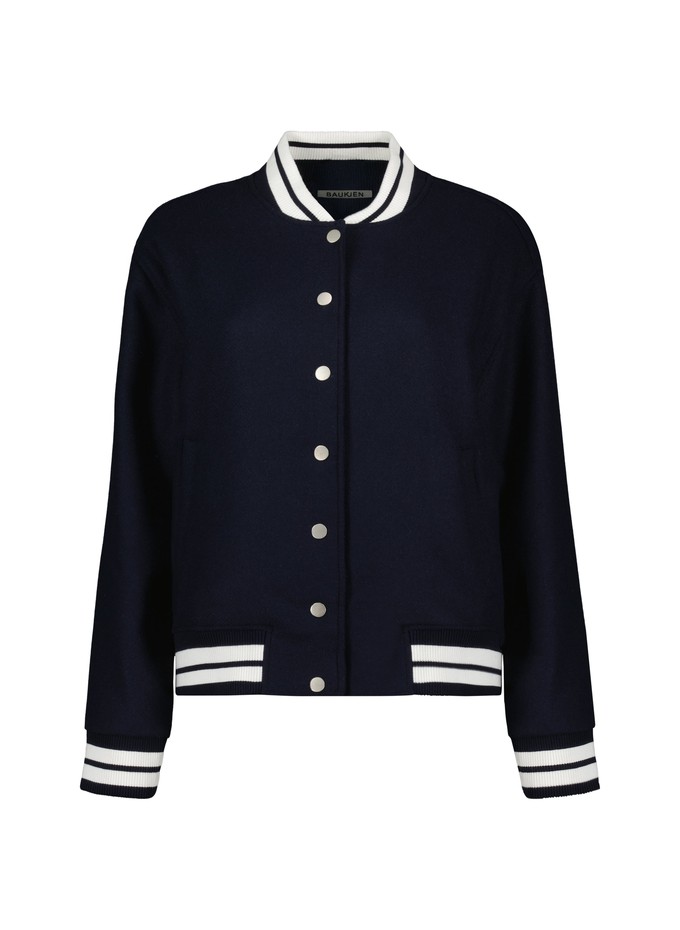 Terri Wool Blend Bomber Jacket from Baukjen