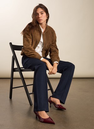 Marian Ponte Wide Leg Trousers from Baukjen