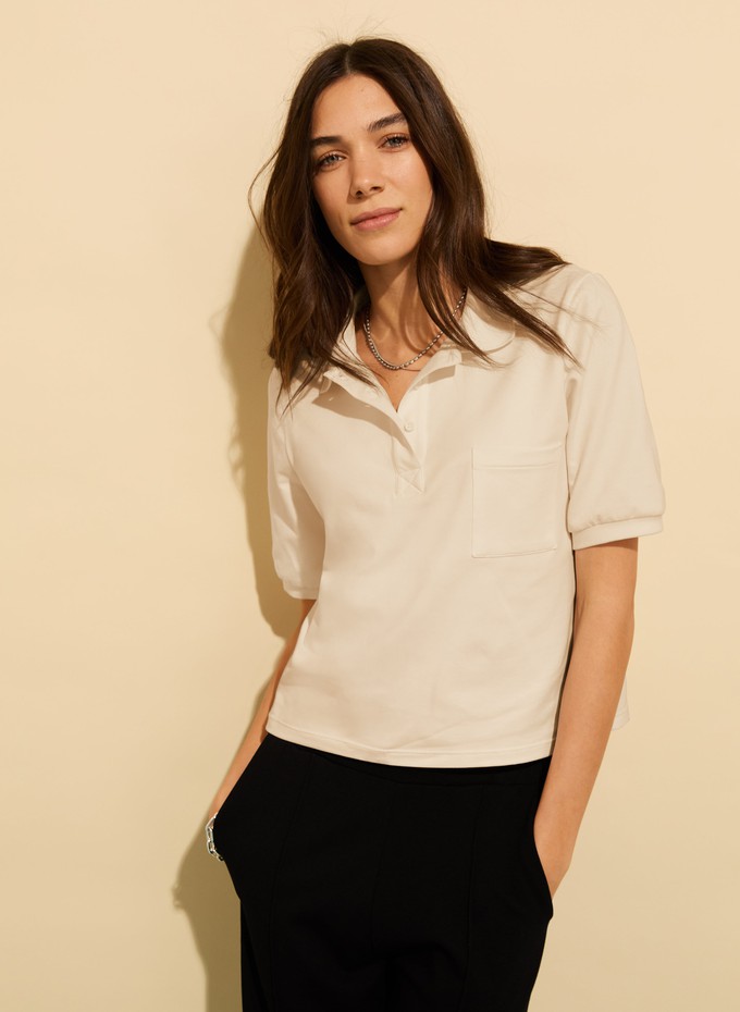 Cassidy Organic Cotton Polo Tee from Baukjen