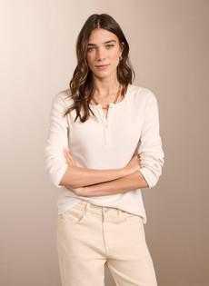 Baukjen Essentials Organic Cotton Henley Top via Baukjen