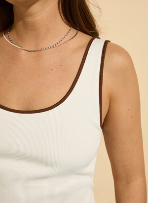 Houston Organic Rib Vest from Baukjen