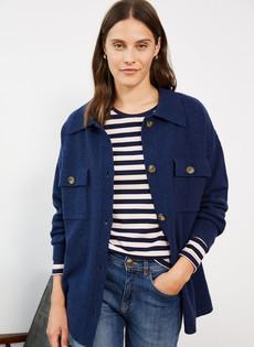 Gabby Lambswool Shacket via Baukjen
