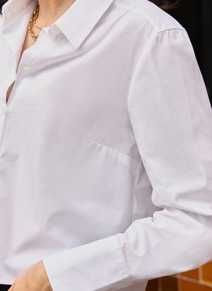 Corey Organic Cotton Cropped Shirt from Baukjen