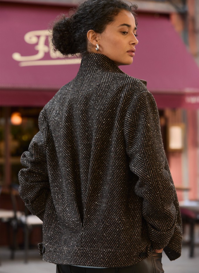 Janine Wool Blend Short Coat from Baukjen