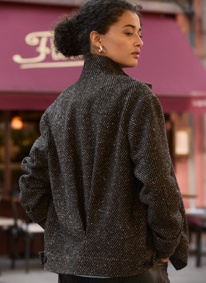 Janine Wool Blend Short Coat from Baukjen