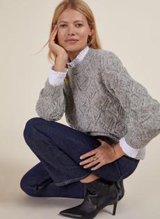 Wesley Merino Upcycled Jumper via Baukjen