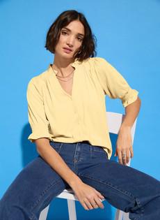 Noa Short Sleeve Blouse via Baukjen