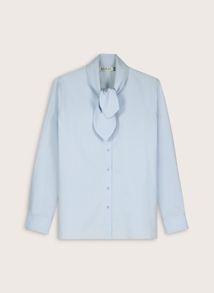 Kai Organic Cotton Tie Neck Shirt from Baukjen