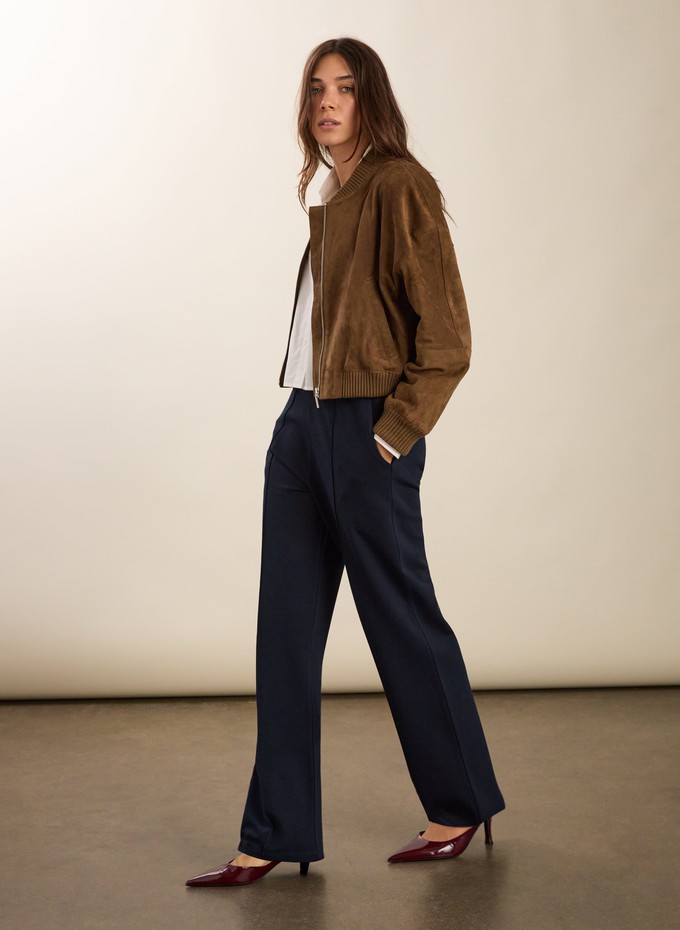 Marian Ponte Wide Leg Trousers from Baukjen