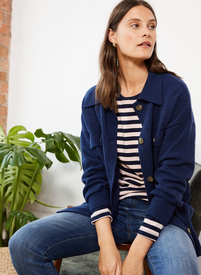 Gabby Lambswool Shacket from Baukjen