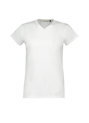 Kiana Organic Cotton V-Neck Slim Tee from Baukjen