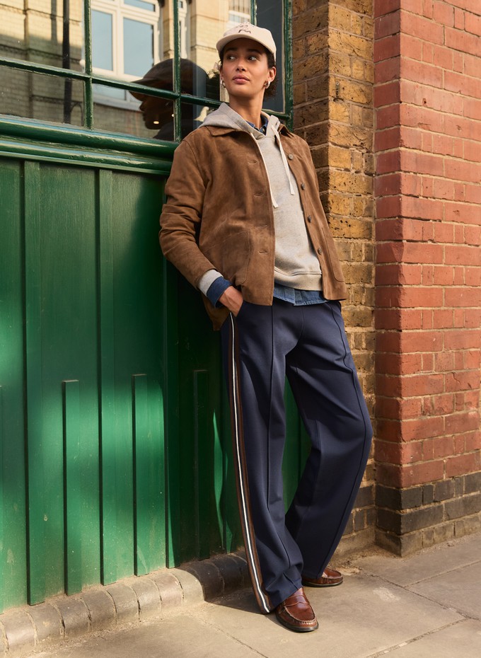 Marjorie Side Stripe Ponte Trousers from Baukjen