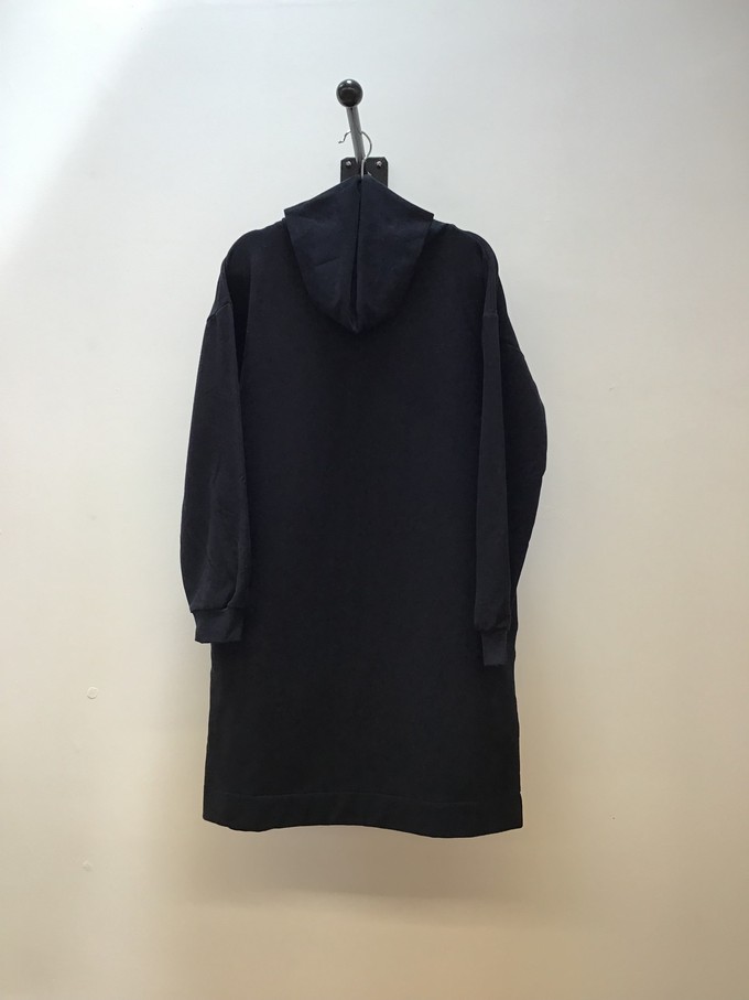 Orini Cotton Felpe Dress in Black Sample from Beaumont Organic