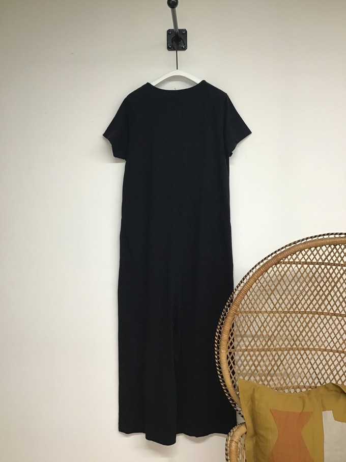 Veronica Organic Cotton Jumpsuit in Black L Preloved from Beaumont Organic