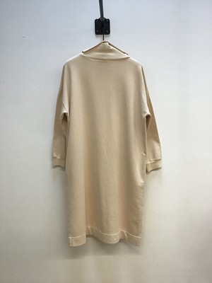 Orini Cotton Felpe Dress in Cream Sample from Beaumont Organic