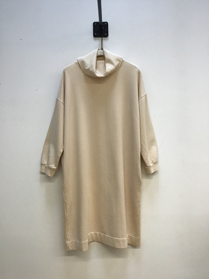 Orini Cotton Felpe Dress in Cream Sample from Beaumont Organic